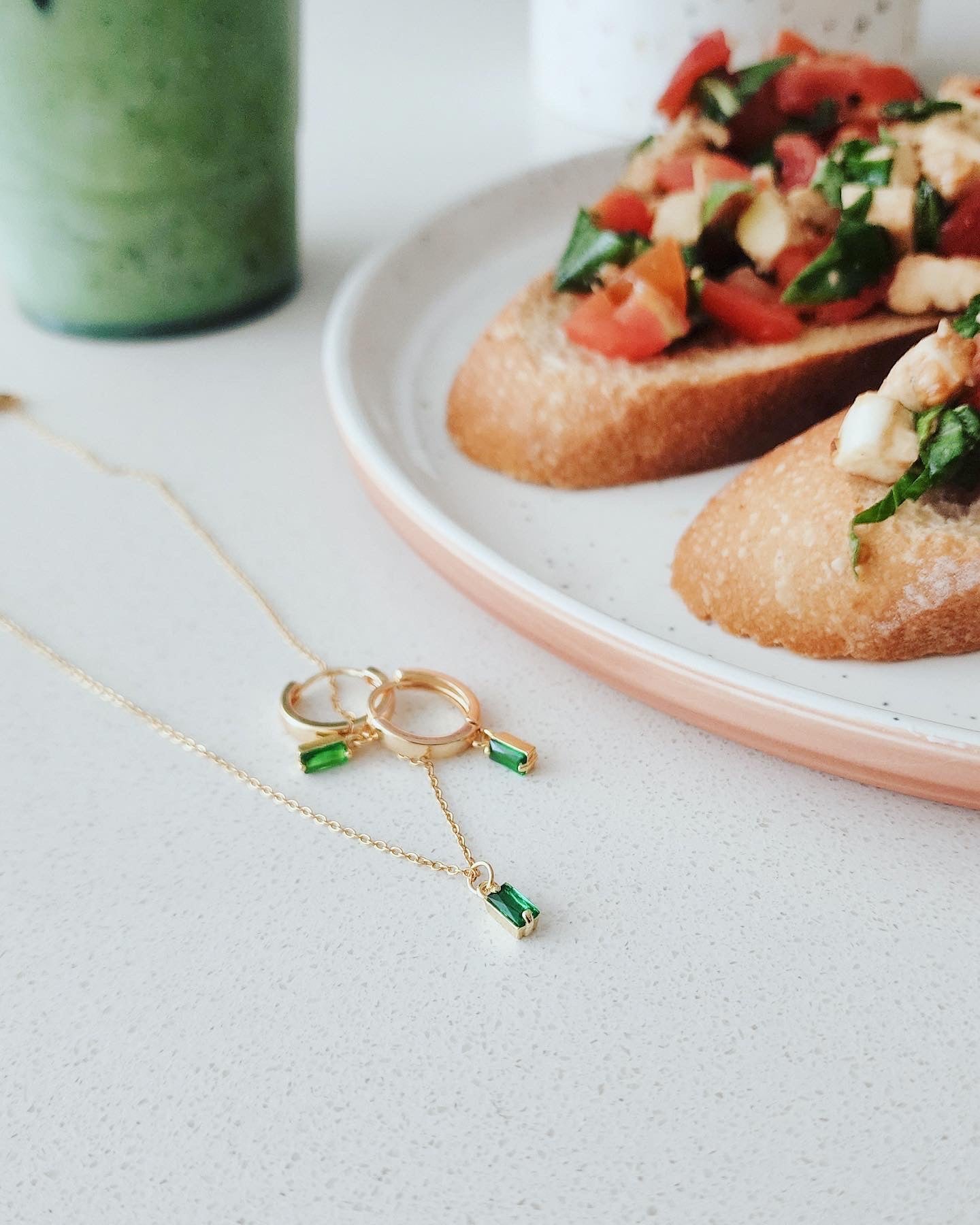 Emerald Green Earrings